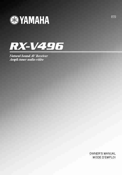 Yamaha Stereo System RX-V496-page_pdf